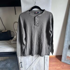 Route 66 Long Sleeve Henley Shirt